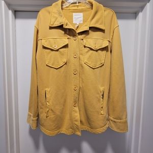 Avec Les Filles Jacket Mustard Yellow Women's Sz S